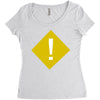 warning Women's Triblend Scoop T-shirt