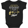 retirement plan Baby Bodysuit