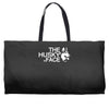 husky face Weekender Totes