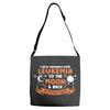 I Love Someone with Leukemia Cancer to The Moon and Back to Infinity Adjustable Strap Totes