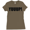 yuup humour Ladies Fitted T-Shirt