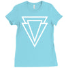 triangle Ladies Fitted T-Shirt