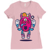 all seeing bunny Ladies Fitted T-Shirt