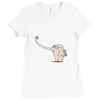 lonely traveller Ladies Fitted T-Shirt