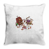 bar fight Throw Pillow