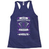 Never Underestimate the Strength of a Pancreatic Cancer Warrior Racerback Tank