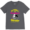 my pitbull is a sweetheart V-Neck Tee
