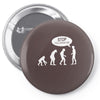 banksy funny human evolution indie Pin-back button