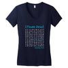 i Found Jesus Women's V-Neck T-Shirt