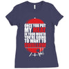 once you stick my meat in your mouth you're going to want to swallow g Ladies Fitted T-Shirt