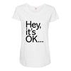 ITS OKAY Maternity Scoop Neck T-shirt