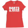 darts beer Ladies Fitted T-Shirt