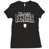 black panther logo Ladies Fitted T-Shirt