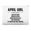 April Girl Hated By Many Accessory Pouches