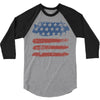 us flag 3/4 Sleeve Shirt