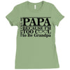 papa Ladies Fitted T-Shirt