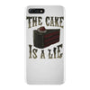 the cake is a lie iPhone 7 Plus Case