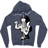 snow white Zipper Hoodie