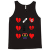 ls lesbian full heart Tank Top