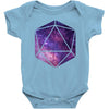 d20 galaxy Baby Bodysuit