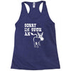 sorry i'm such an ass Racerback Tank