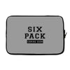 Six Pack Coming Soon Laptop sleeve