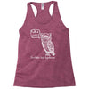 irritable owl syndrome Racerback Tank
