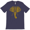 tribal print elephant geometric gold animals cool T-Shirt