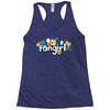 thunder and lightning Racerback Tank