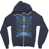 ugly sheikah sweater Zipper Hoodie