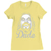 the dude, Ladies Fitted T-Shirt