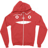 face Zipper Hoodie