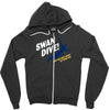 swan dive Zipper Hoodie