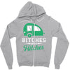 Bitches With Hitches Zipper Hoodie