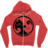yinyang cats Zipper Hoodie