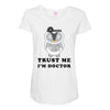 Trust Me i'm Doctor Maternity Scoop Neck T-shirt