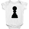 Chess King and Pawn Baby Bodysuit