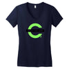 mind the gap kcco keep calm and chive on the chive Women's V-Neck T-Shirt