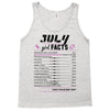 July Girl Facts Cancer Tank Top