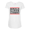 Donald Glover Gambino Maternity Scoop Neck T-shirt
