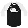 apatosaurus white 3/4 Sleeve Shirt