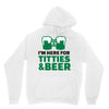 st. patrick's day titties and beer Unisex Hoodie