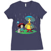 my friend hef Ladies Fitted T-Shirt