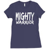 mighty warrior Ladies Fitted T-Shirt