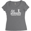 necrophiliacs zombies worst nightmare funny comic horror undead Women's Triblend Scoop T-shirt