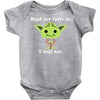 yoda quote Baby Onesie