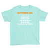 September Girl Hated By Many Youth Tee
