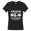 Smash University Women's V-Neck T-Shirt