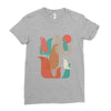 FLOCK OF BIRDS Ladies Fitted T-Shirt