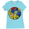 mega minions Ladies Fitted T-Shirt